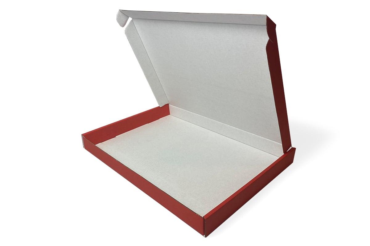 Brievenbus doosje rood ''Blij met jou'' - 310 x 220 x 28mm (A4)
