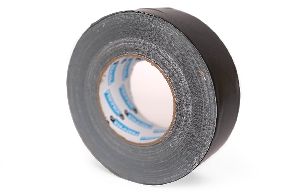 Duct tape blauw 70 mesh - 50mm x 50m zwart