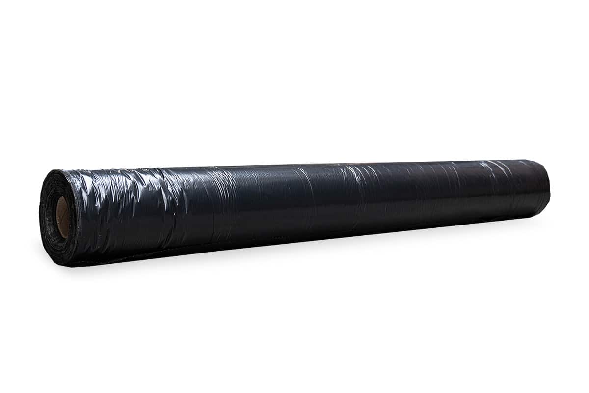 Topvellen zwart - 150 x 180cm x 20my (500 st)