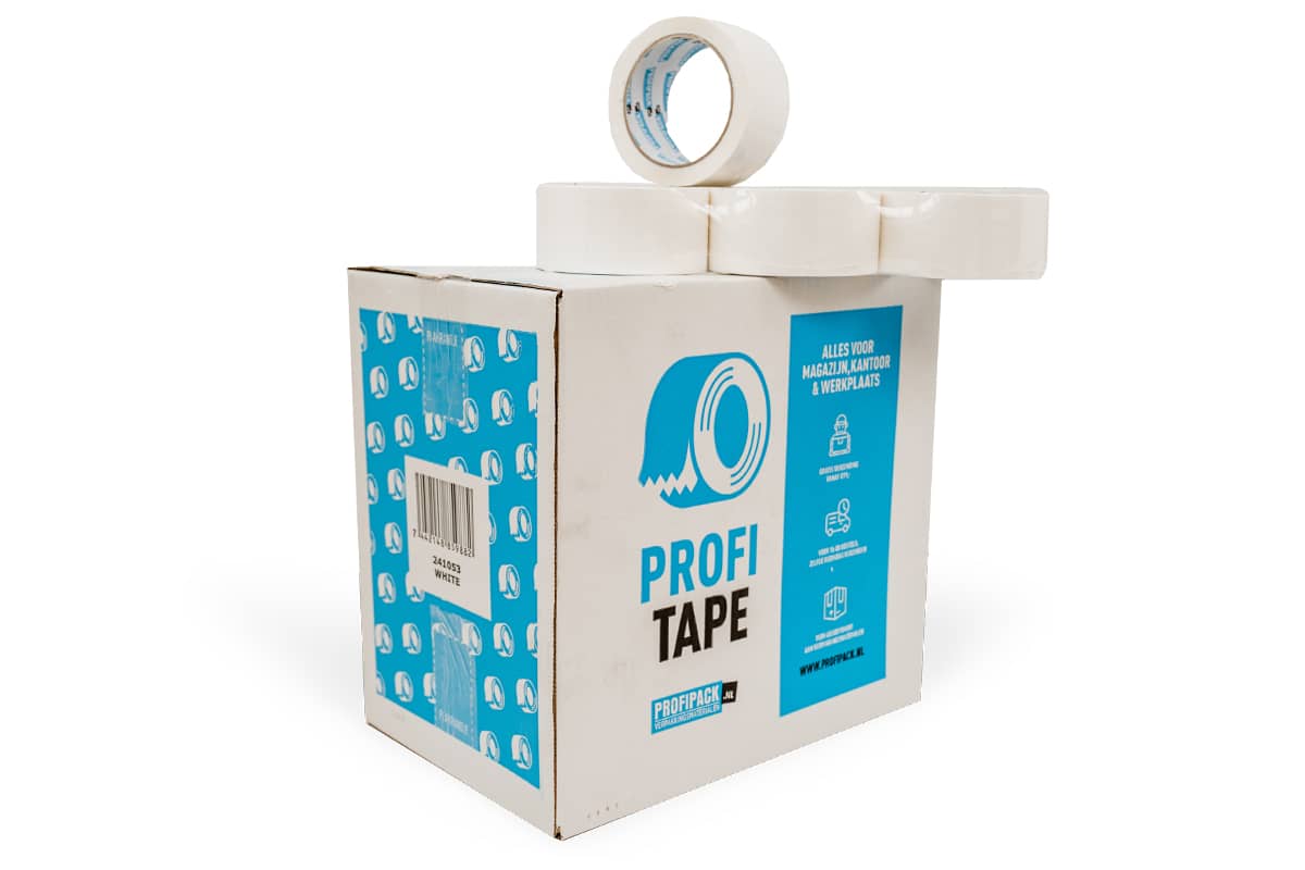 PP acryl tape wit - 50mm x 66m