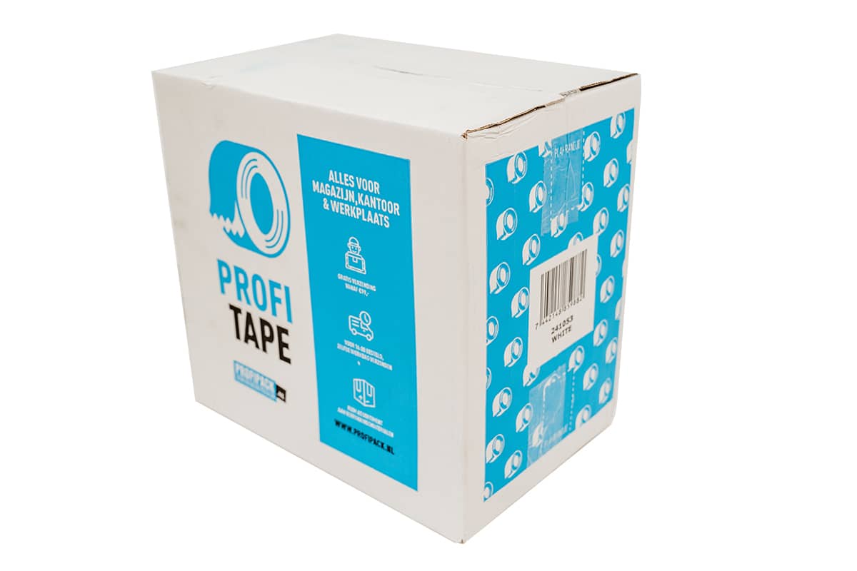 PP acryl tape wit - 50mm x 66m