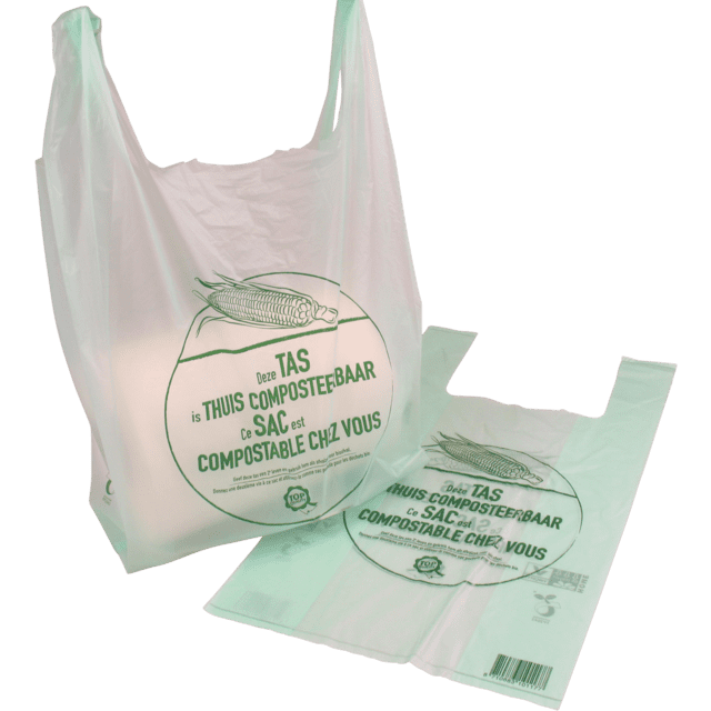 Biodore® bio-plastic hemddraagtas - 27 / 7 x 50cm (500 st)