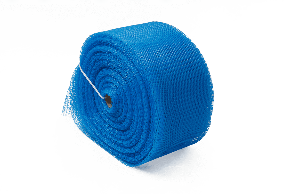 Plastic buisnet blauw - 200-300mm x 50m