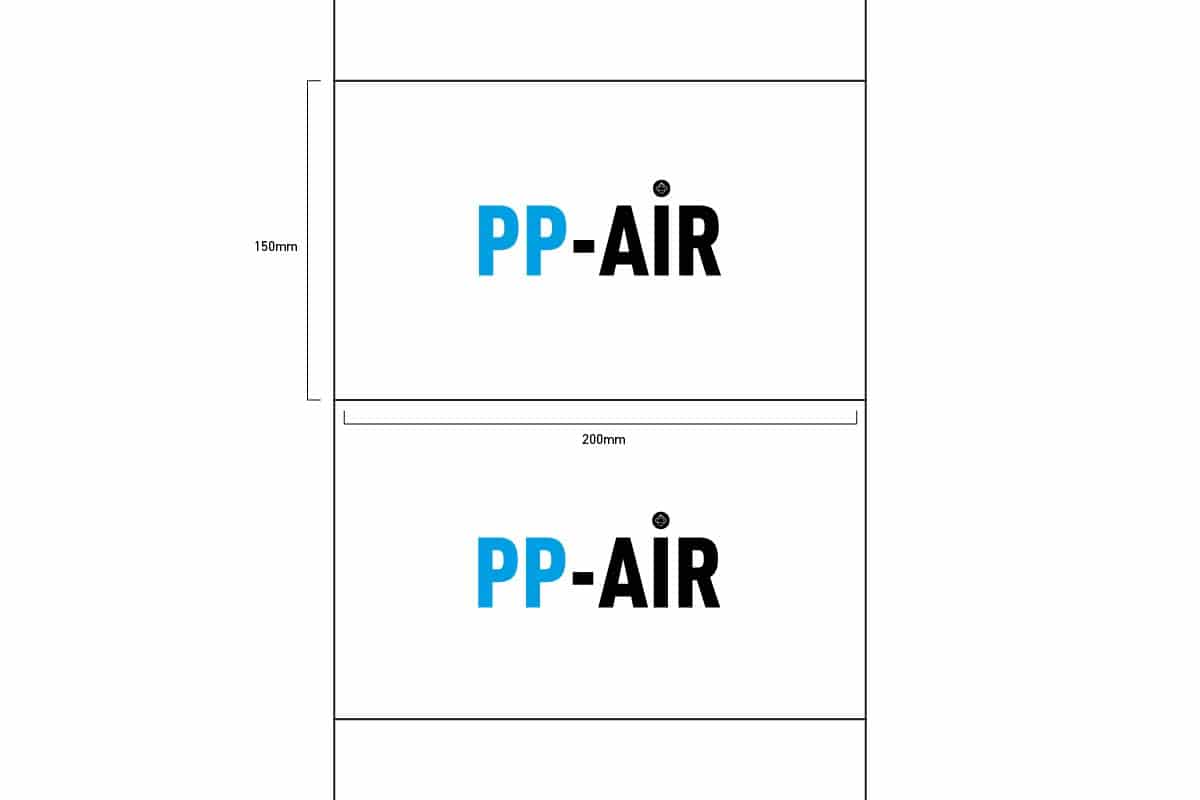 PP-air luchtzakjes folie 4.15 - 150 x 200mm x 280m