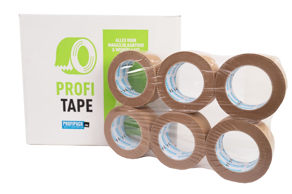 Papieren tape glanzend - 50mm x 50m