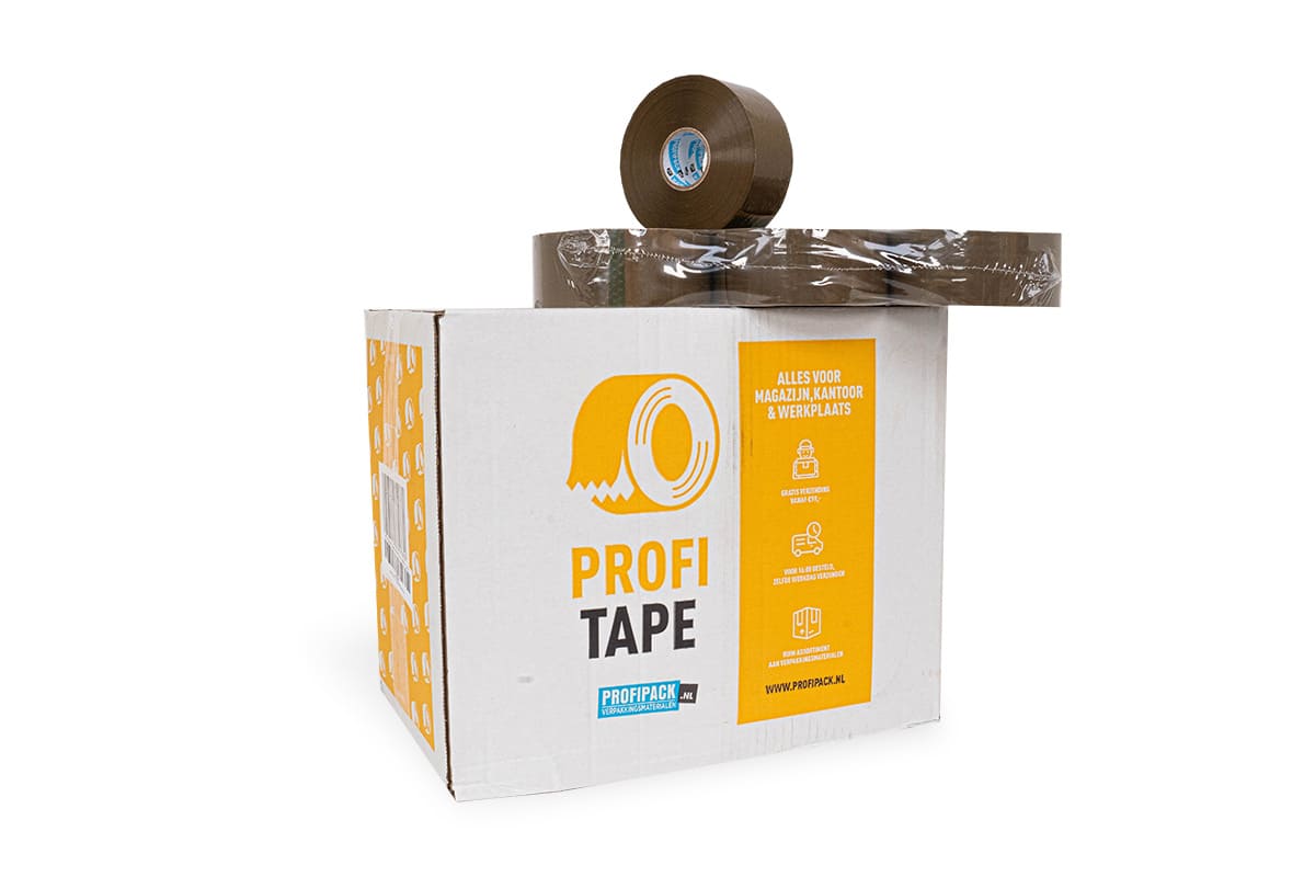 PP Profi Bonus tape hotmelt bruin - 48mm x 200m