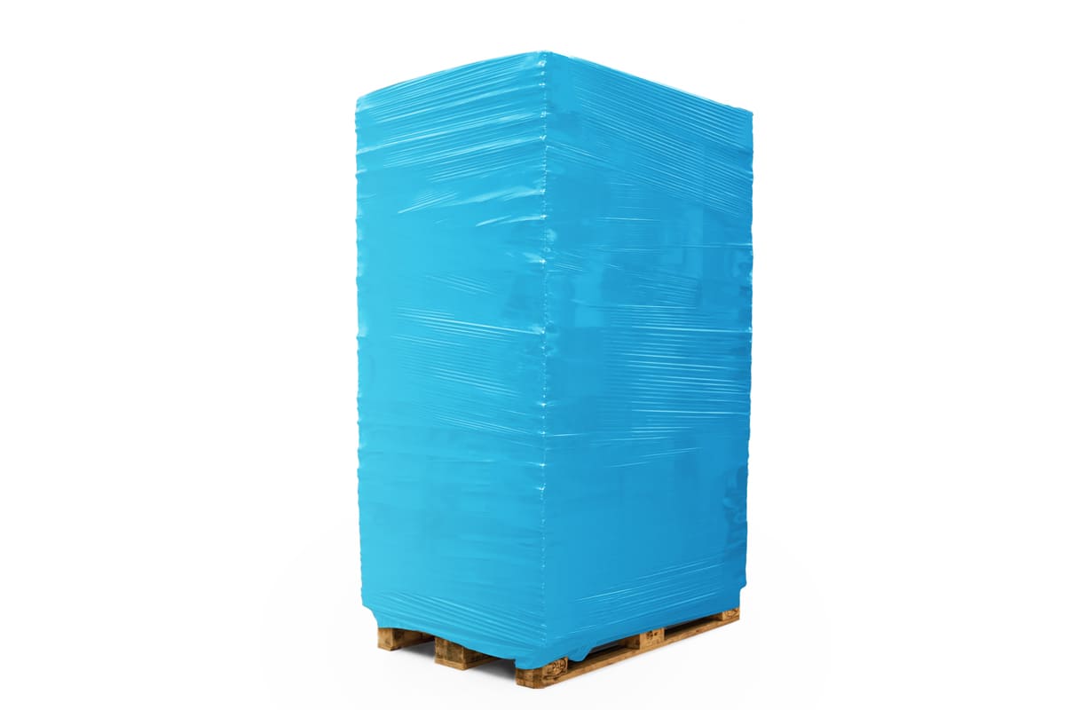 Handwikkelfolie blauw - 50cm x 300m x 20my
