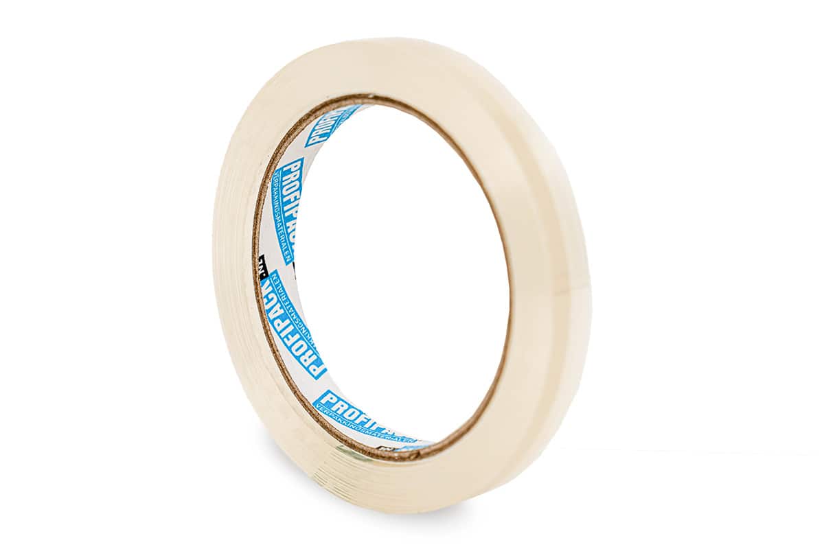 PP acryl tape transparant - 25mm x 66m 12.0000 millimeter