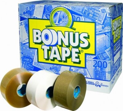 Bonus tape acryl bruin - 50mm x 200m