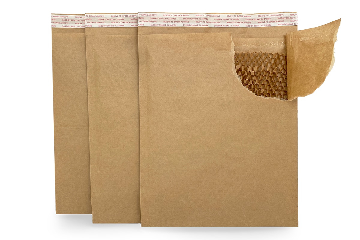Jifbag papieren honingraat enveloppen - 150 x 250mm + 40mm (200st)